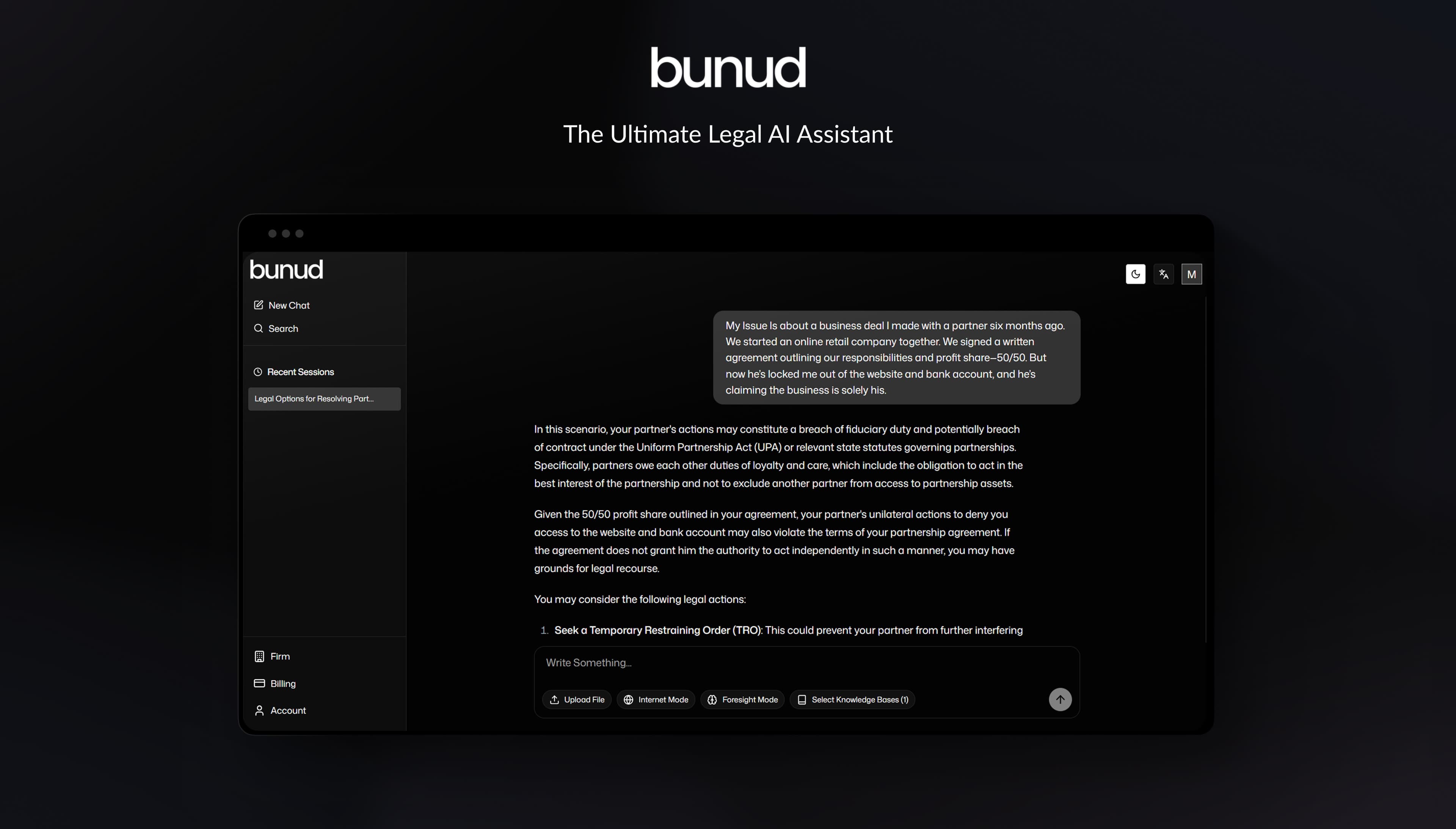 Bunud – The Legal Structure Law Has Always Needed