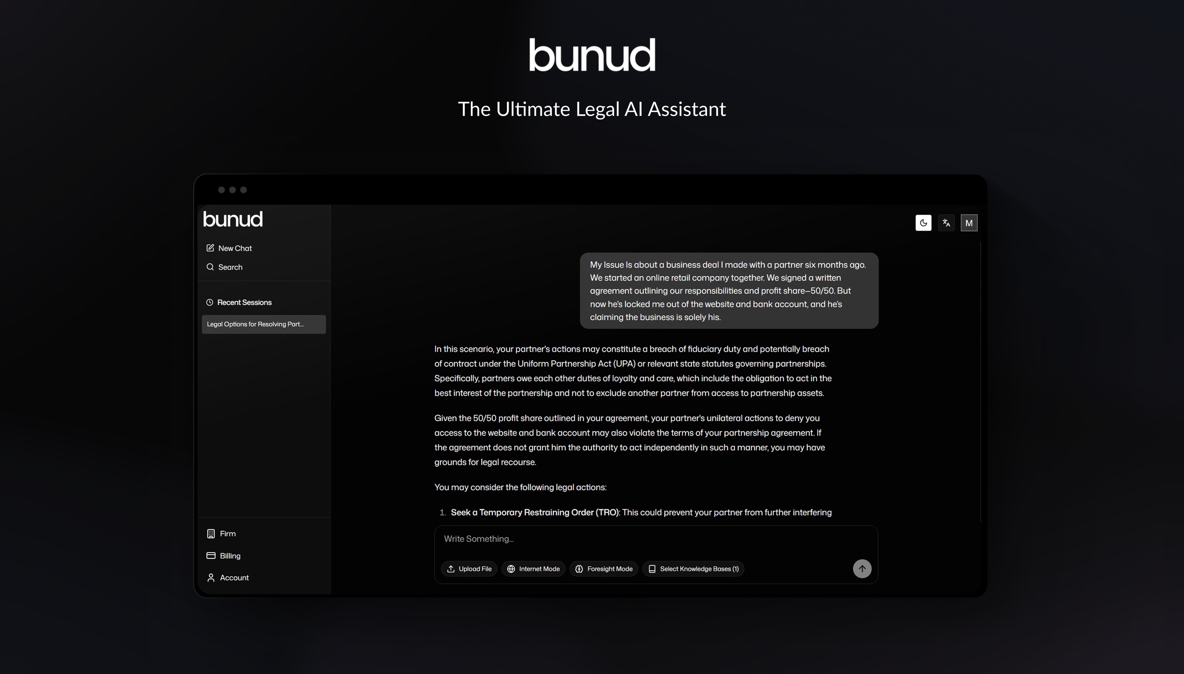 Bunud – The Legal Structure Law Has Always Needed